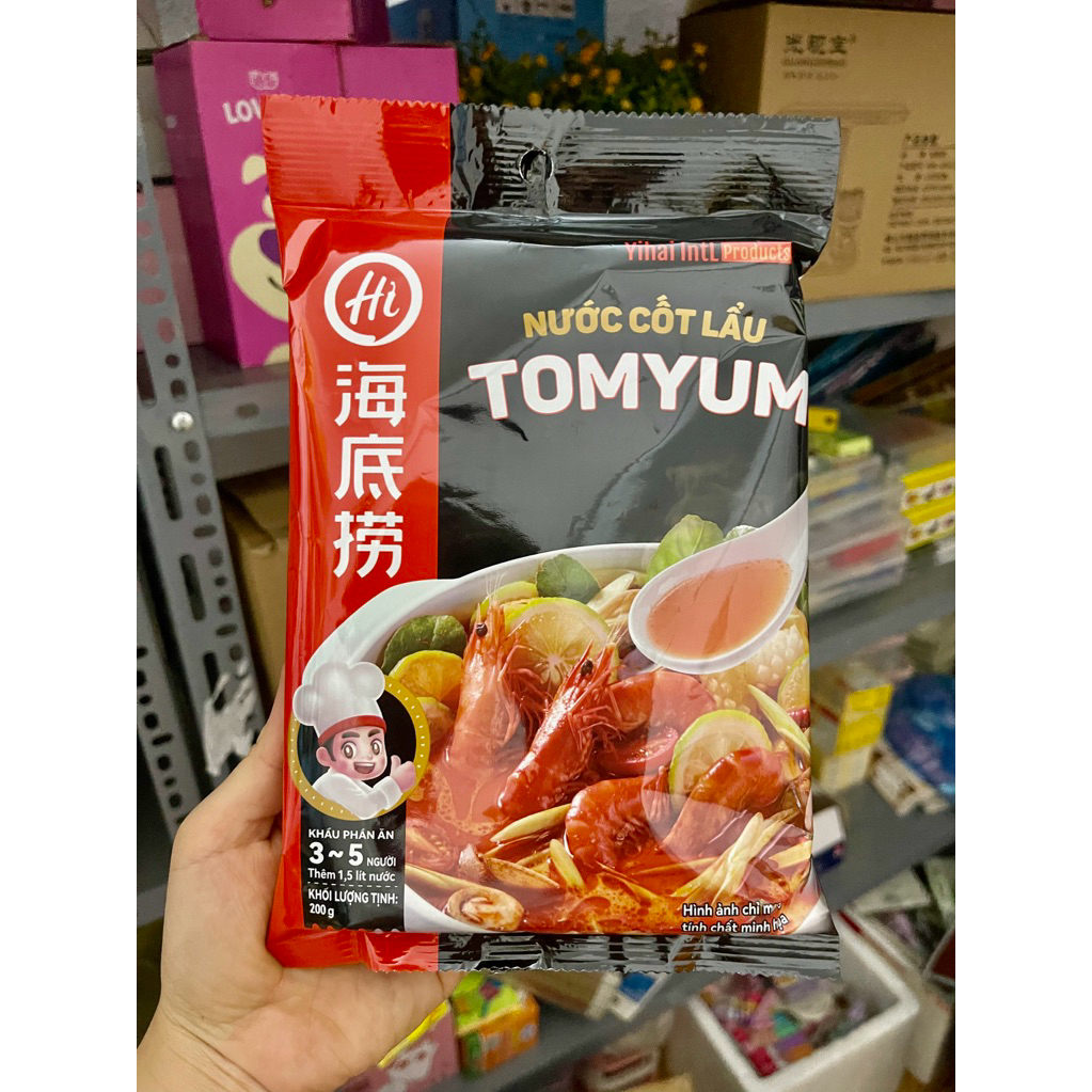 Haidilao - Nước cốt lẩu Tomyum chua cay 200gr