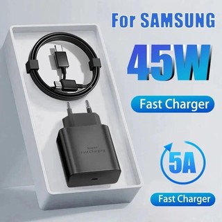 Sạc nhanh PD 25W 45W dùng cho samsung chân type-c từ note đến S25 - bảo hành 12 tháng