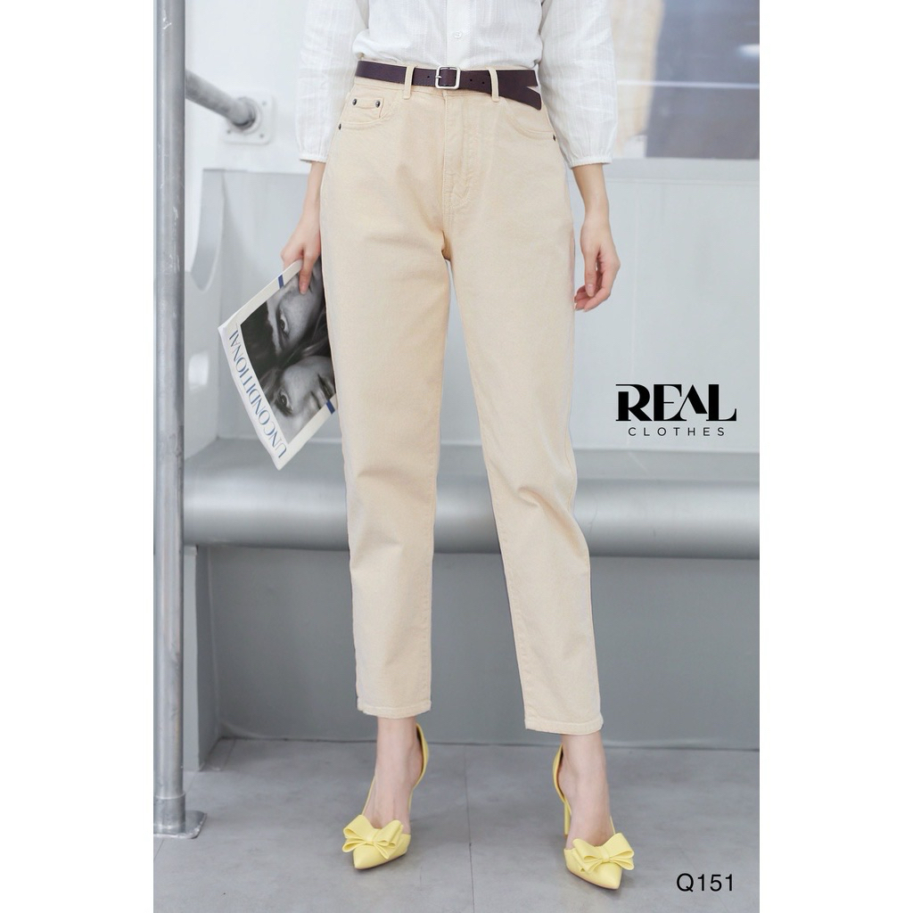 Quần Kaki trắng kem Real Clothes XS