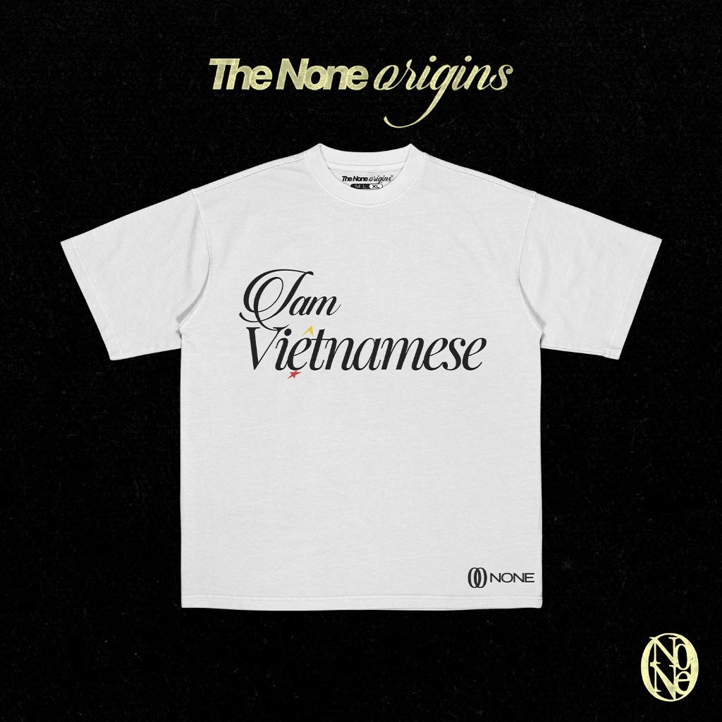 Áo thun form BOXY/OVERSIZE Unisex VIET NAM COLLECTION 100 Cotton 250gsm Brand THE NONE ORIGINS MSP05