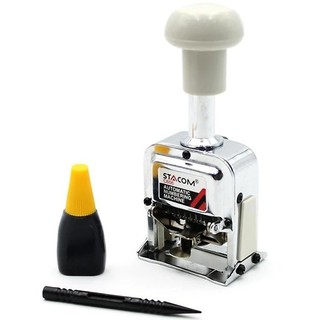 Máy đóng số nhảy 6, 7, 8 số siêu nét, bấm nhẹ, bền | Stacom C606, C607, C608