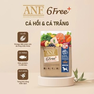 [1.6Kg - 5.6Kg] Hạt Cho Chó ANF 6Free, Hữu Cơ, Dinh Dưỡng Hoàn Chỉnh, Hỗ Trợ Sức Khỏe