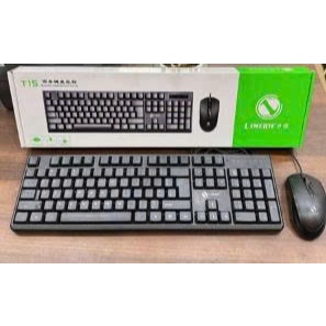 Combo Bàn Phím + Chuột Văn Phòng Joudian KM2000/LEMEIDE T15 Có Dây USB- Hàng chính Hãng