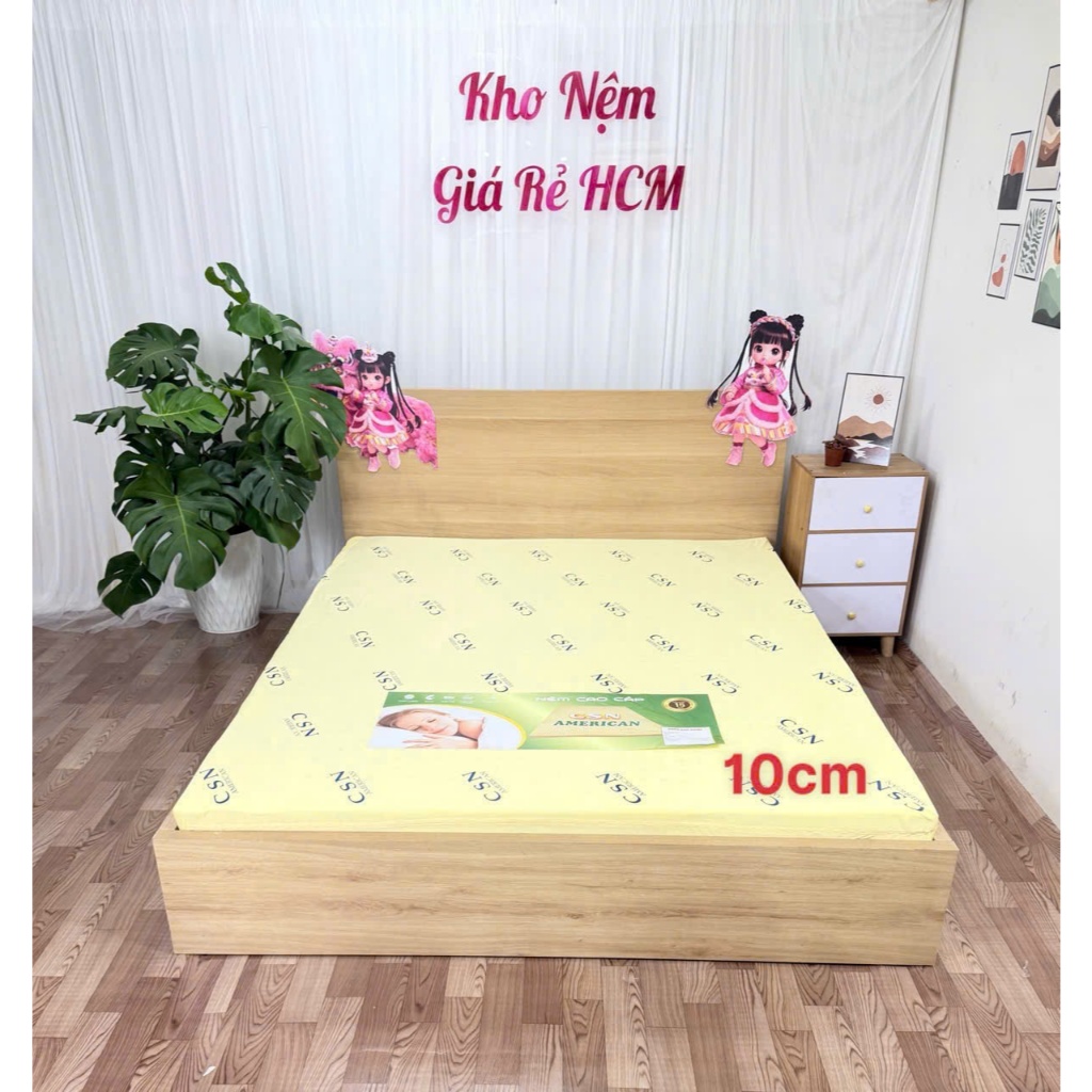 (SHIP TỈNH TOÀN QUỐC) Nệm Cao Su Non American Tổng Hợp - BH 15 NĂM Cao Cấp Đàn Hồi Tốt Thông Thoáng Mềm Êm | BigBuy360 - bigbuy360.vn