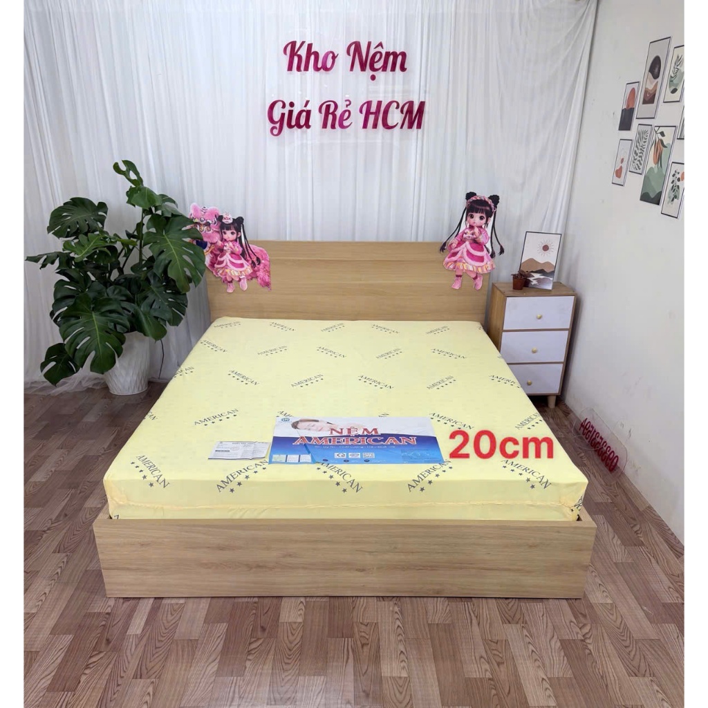 (SHIP TỈNH TOÀN QUỐC) Nệm Cao Su Non American Tổng Hợp - BH 15 NĂM Cao Cấp Đàn Hồi Tốt Thông Thoáng Mềm Êm | BigBuy360 - bigbuy360.vn