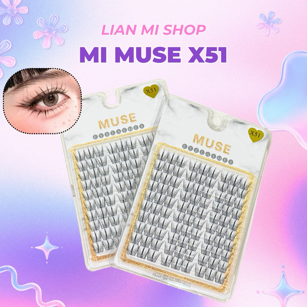 HOT TREND Mi rời mi cụm Muse X51 | LiAn Mi Shop