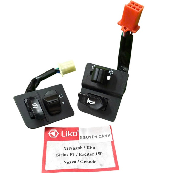 Núc Công tắc xe Exciter 150 Sirius Fi noza grande xi nhan kèn,mở đèn đề Liko hàng chính hãng