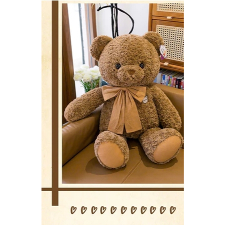 [Chính hãng] Gấu bông Teddy Bear thắt nơ cổ cao cấp, Teddy Bear chính hãng làm quà tặng ý nghĩa