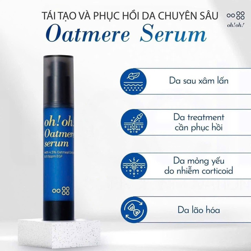 (CTY) Serum Oh Oh Oatmere Hỗ Trợ Dưỡng Ẩm Phục Hồi Da