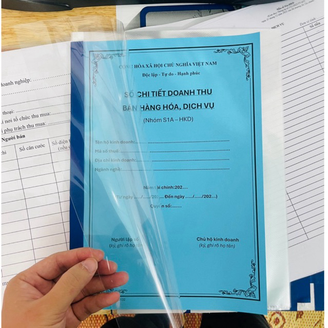 Sổ Chi Tiết Doanh Thu Bán Hàng Hóa & Dịch Vụ S1A-S2A Cho Hộ Kinh Doanh Theo Thông Tư 152