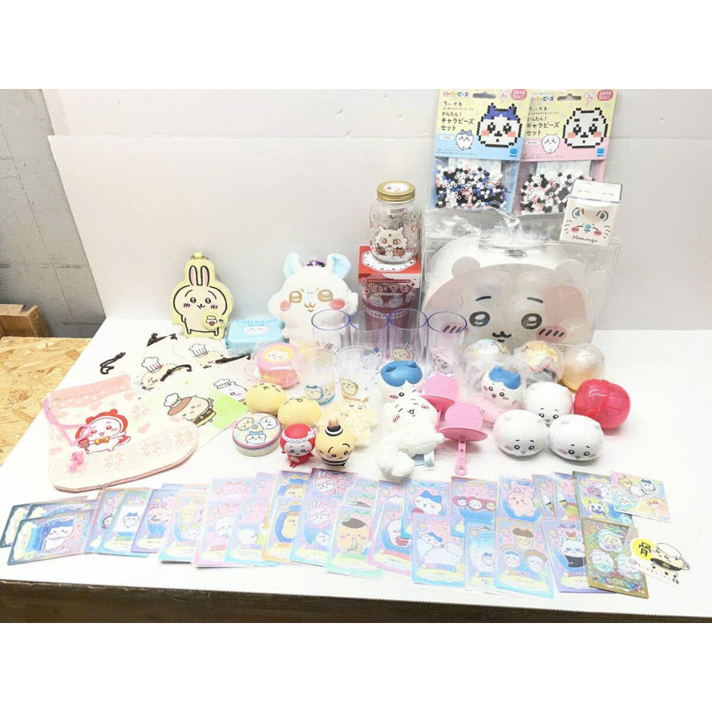 Tổng hợp vật phẩm mô hình, Bông, Ly, Túi, Vali, Card clear các nhân vật Chiikawa số 02 [Chính hãng N