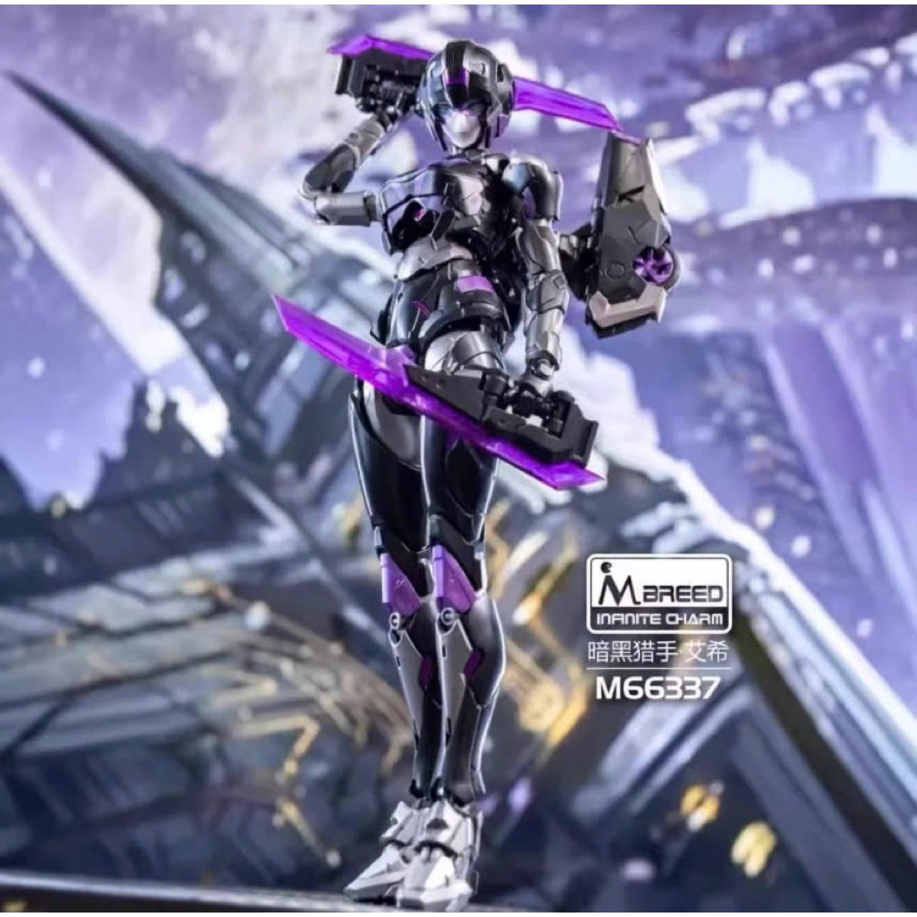 [CÓ SẴN] MD002 Arcee Transformers Mecha Girl Model Kit (Black)