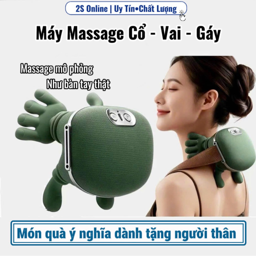 Máy Massage Cổ Vai Gáy N7 Master Mô Phỏng Bàn Tay Giúp Giảm Đau Nhức, Thư Giãn Cơ Hiệu Quả