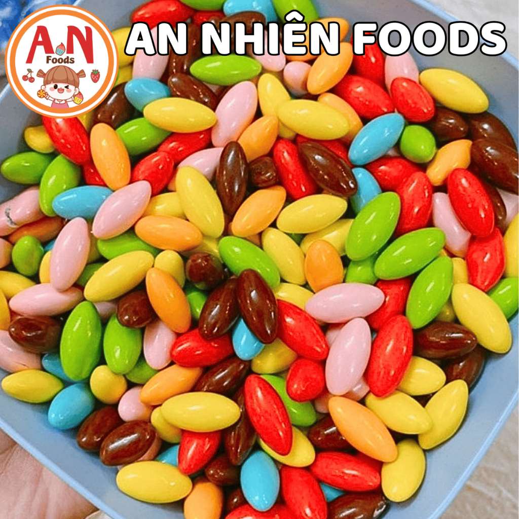 Kẹo socola nhộng mix nhiều màu [Có hóa đơn VAT]