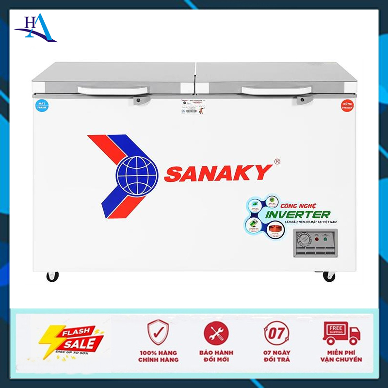 Tủ đông Mát Sanaky Inverter 280 lít VH-4099W4K (Miễn phí giao tại HCM-ngoài tỉnh liên hệ shop)