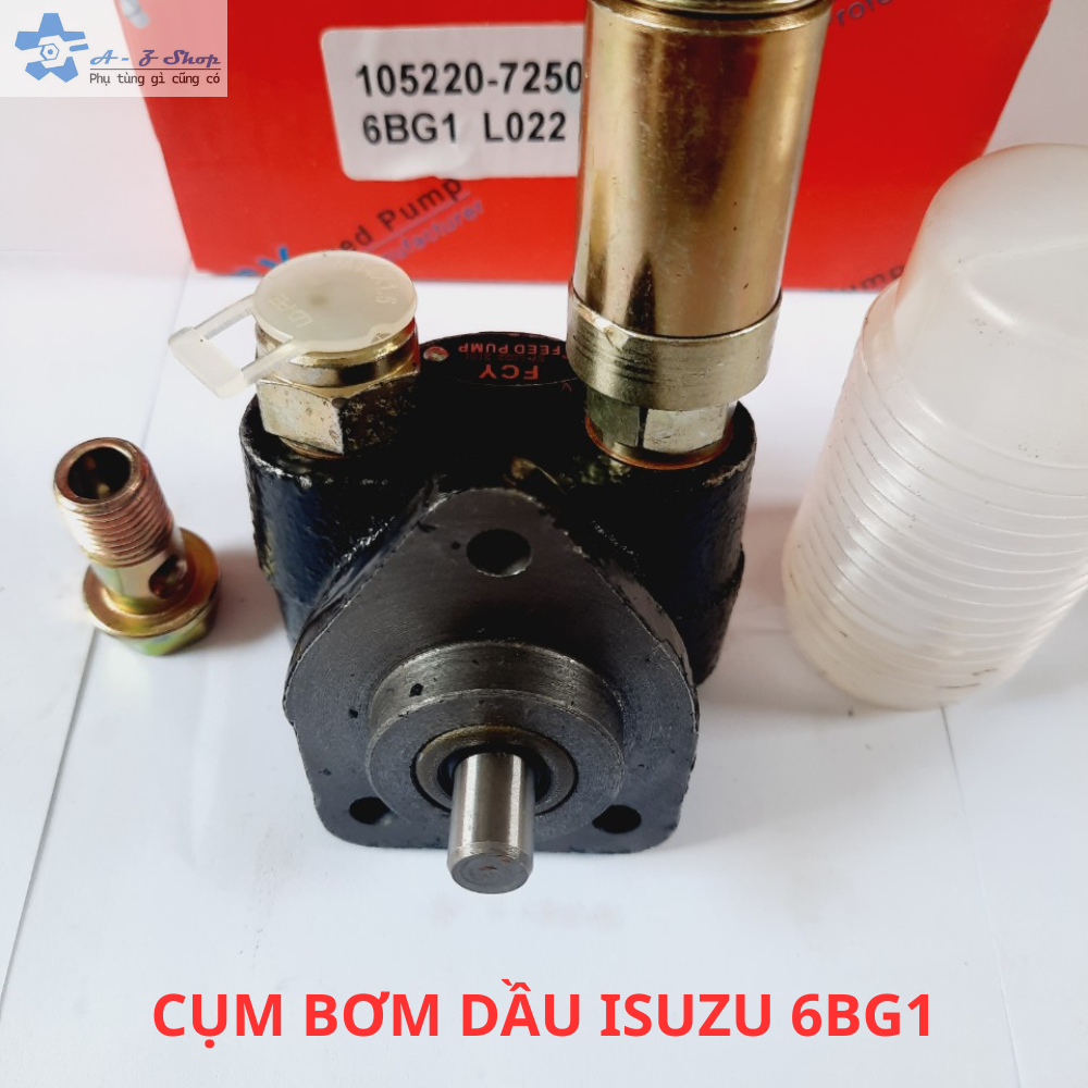 [SỈ] CỤM BƠM DẦU CHO ĐỘNG CƠ ISUZU 6BG1, BƠM MẠNH, BỀN BỈ (GIÁ 1 CÁI)