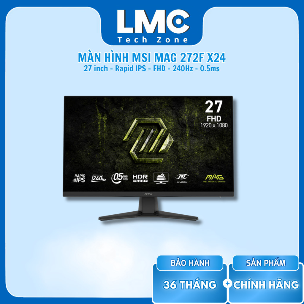 Màn hình MSI MAG 272F X24 IPS 27 inch FHD 240Hz HDR