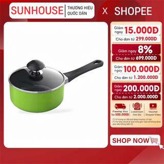 NỒI QUẤY BỘT CHỐNG DÍNH 16CM SUNHOUSE SHG-MP16 - Không dùng bếp từ l Hàng khuyến mãi Hùng Cường