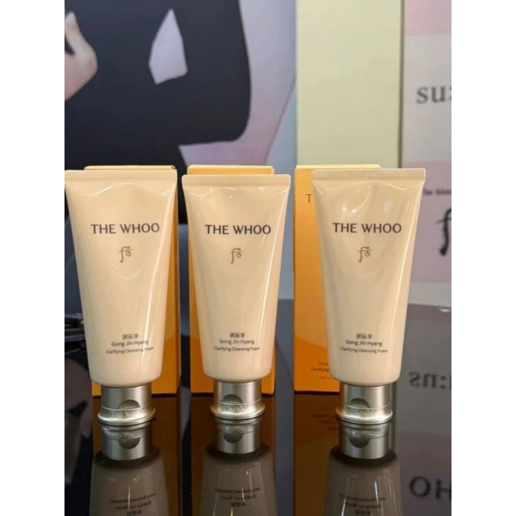 Sữa Rửa Mặt Whoo Vàng The Whoo Gongjinhyang Clarifying Cleansing Foam.