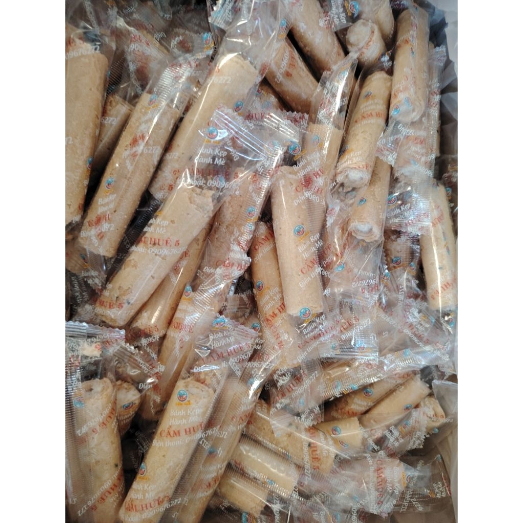 Bánh Kẹp Ống Kem Cẩm Huê - Giòn Béo Thơm Ngon