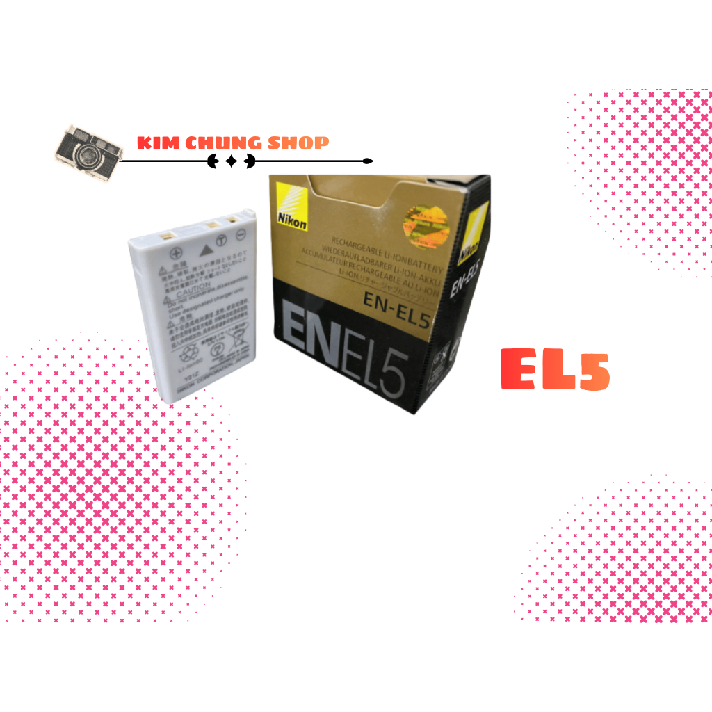 Pin Lithium Nikon EL5 Cho Máy Ảnh Nikon Coolpix P500, P510, P520, P530, P100 - Hàng Mới