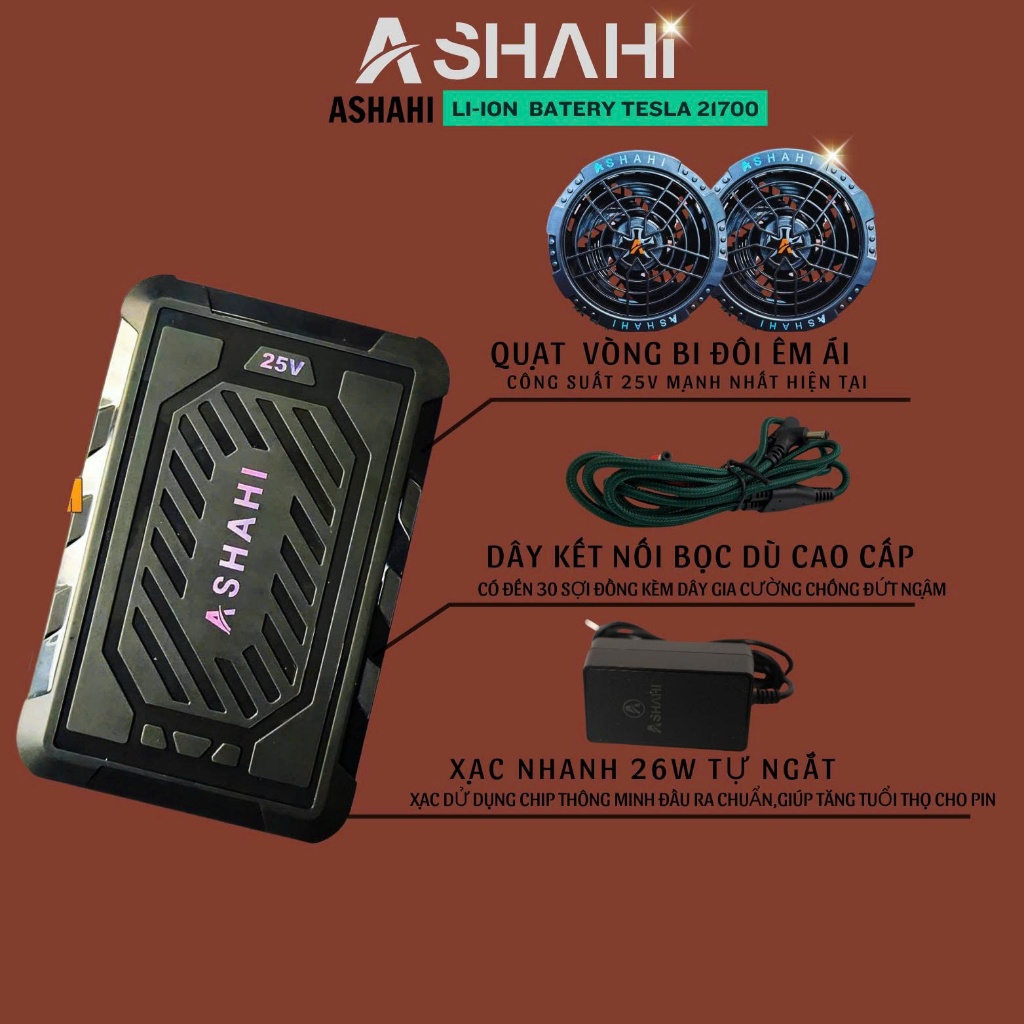 BỘ PHỤ KIỆN ÁO ĐIỀU HOÀ 25V ASHAHI