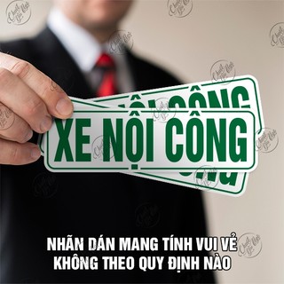 Decal xe nội ngoại trang trí ô tô hình dán vui decor xe tải chở hàng du lịch vận chuyển nội bộ nội gián nội trợ lội bộ