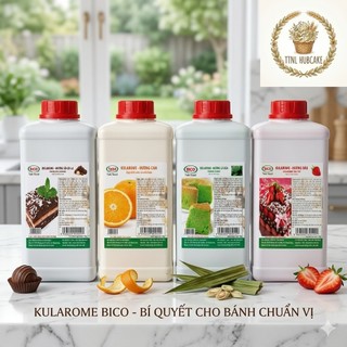 Kularome Bico - Hợp chất màu và mùi các loại dứa/dâu/socola/cam... chai 1kg