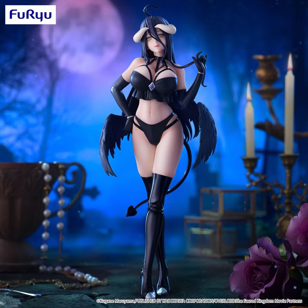 Mô hình Albedo Overlord – BiCute Dark Figure Albedo chính hãng Furyu trang trí Pc laptop