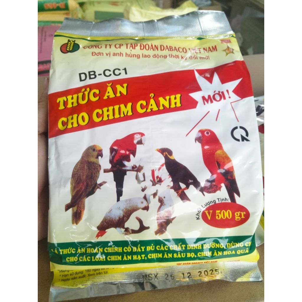 cám chim cảnh tổng hợp Dabaco