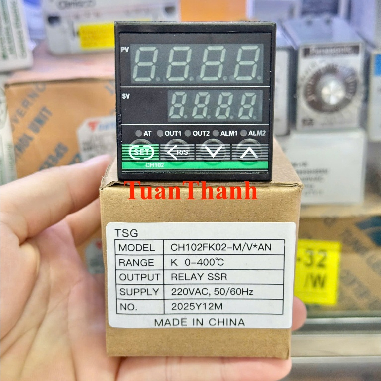 Đồng Hồ Điều Khiển Nhiệt Độ CH102 Hiệu TSG REX-C102