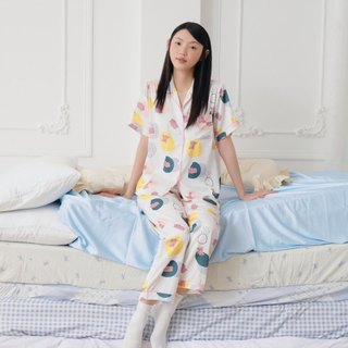 VIBES Pijama dài Piglet Long Py Set chất liệu Lụa latin cao cấp, nhiều họa tiết