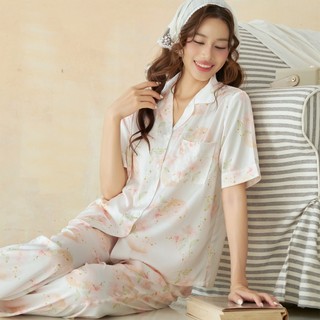 VIBES Pijama dài Piglet Long Py Set chất liệu Lụa latin cao cấp, nhiều họa tiết