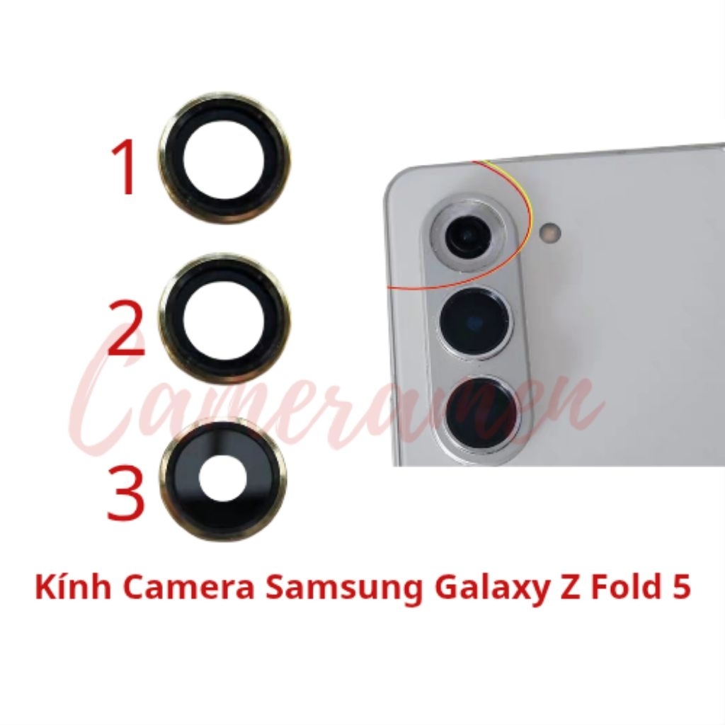 Kính Camera Samsung Galaxy Z Fold 5 / ZFold 5 / Z Fold5