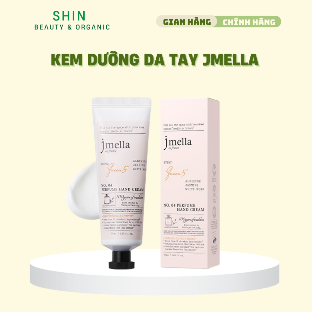 Kem Dưỡng Da Tay Jmella Hương Hoa Hồng Ngọt Ngào 50ml