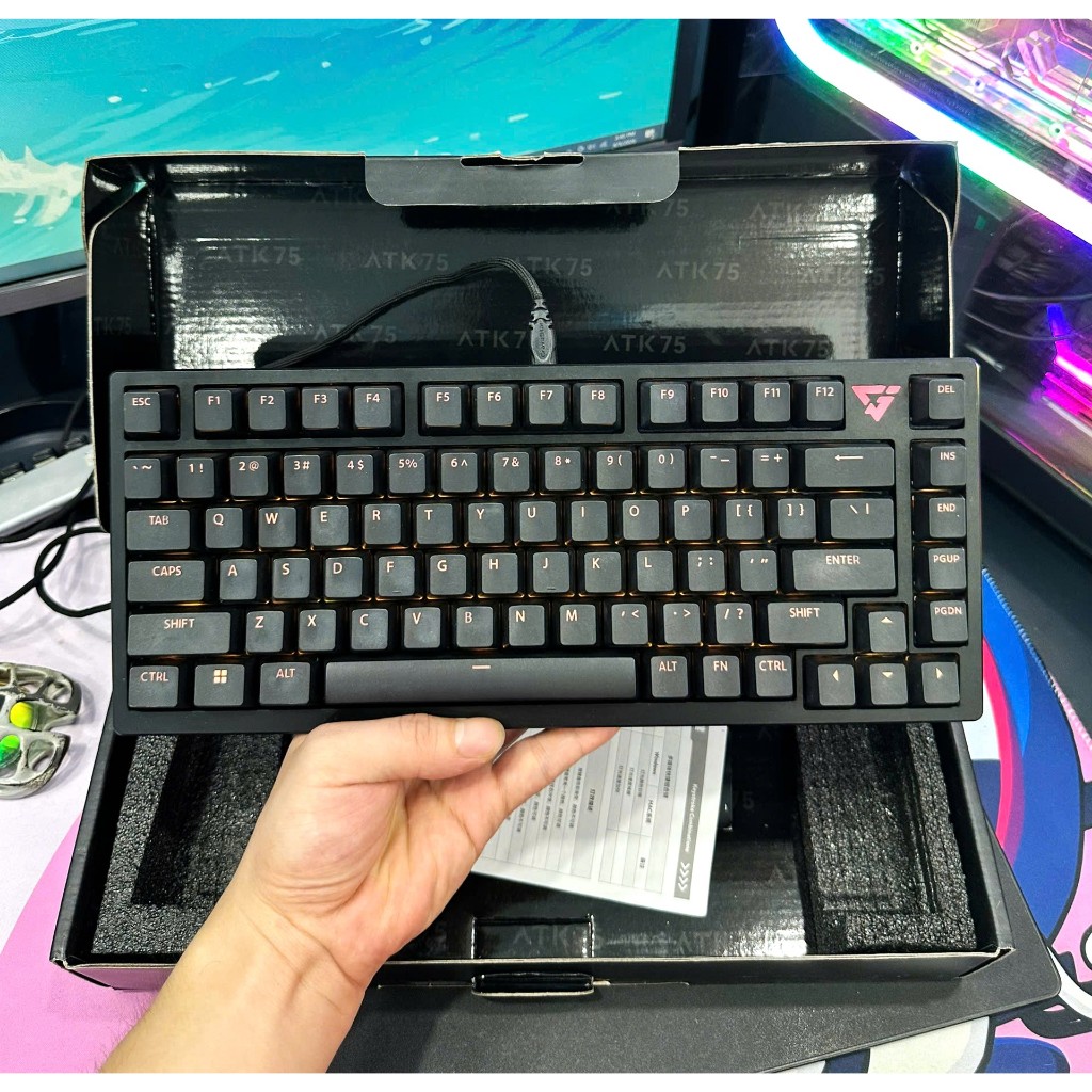 Bàn phím cơ gaming ATK 75 - Rapid Trigger - Hỗ trợ hotswap - LED RGB , giá rẻ nhất thị trường