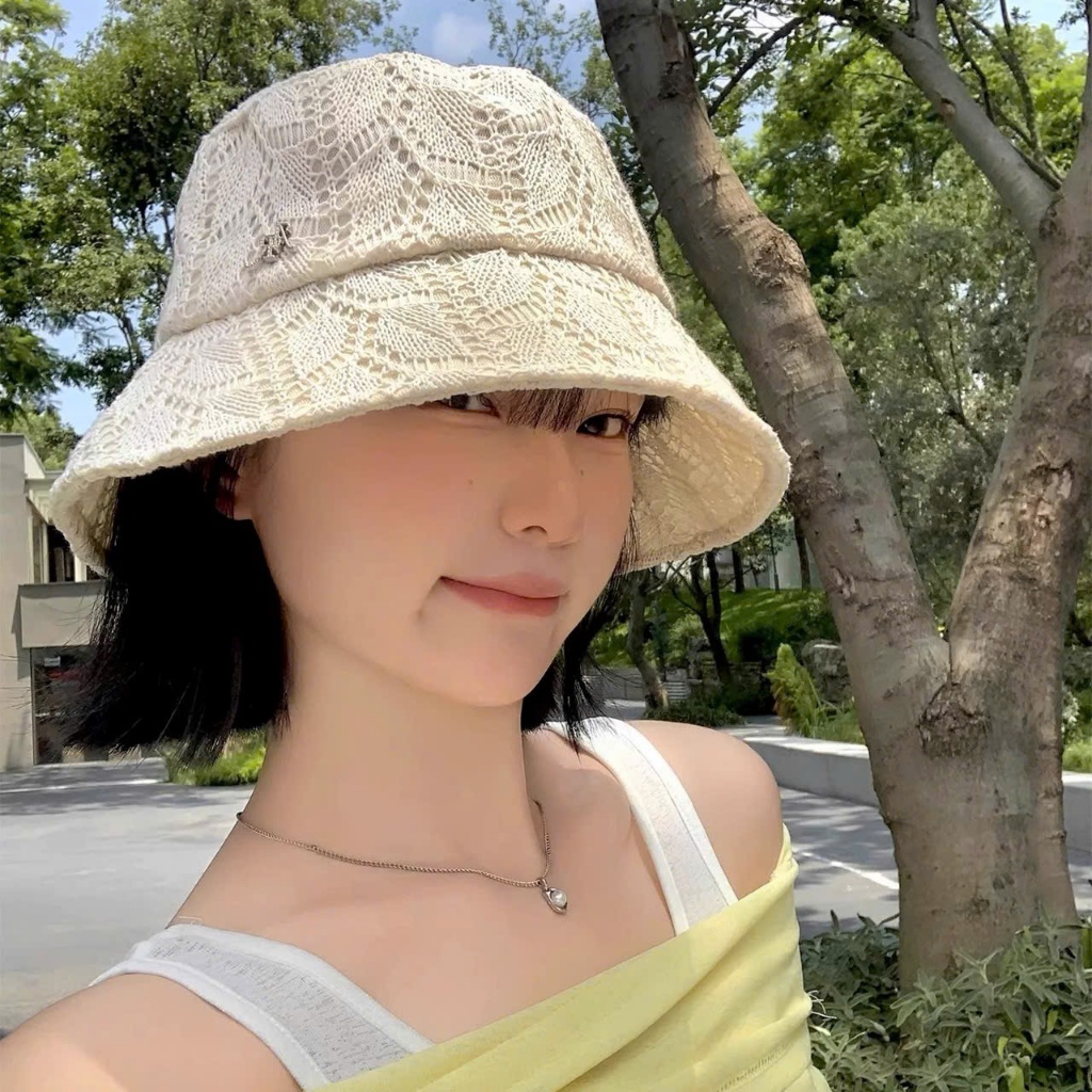 DN169 Mũ Bucket Len Đan Nữ Hàn Quốc – Nón Vintage Form Mềm Hot Trend