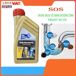[TẮC ĐÂU THÔNG ĐẤY] Nước Thông Cống Hando 1000ml Nội Địa
