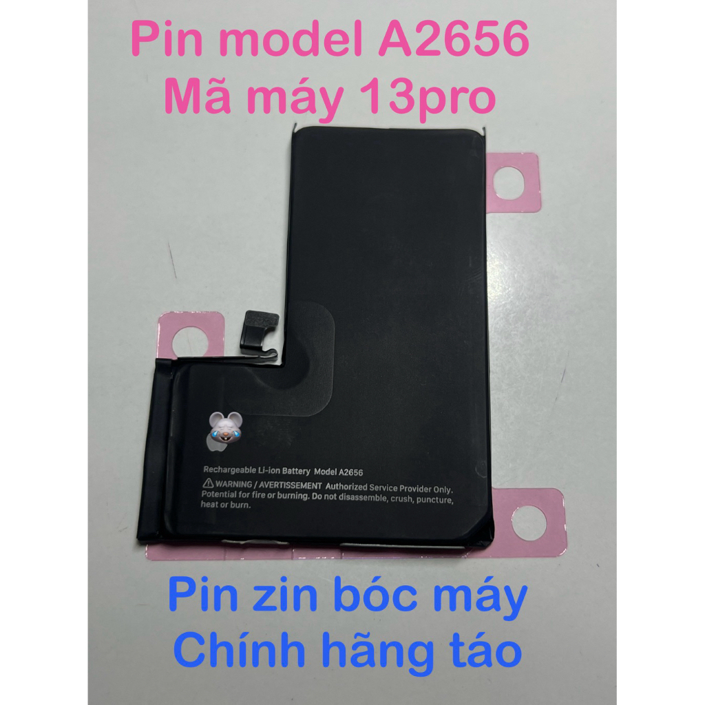 Pin Model A2656 sử dụng cho dòng điện thoại i.p.1.3.pro
