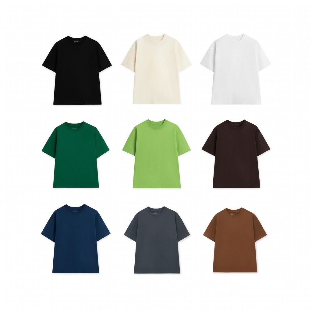 Áo Thun Nam Basic Men Shop AT001 Basic Cổ Tròn