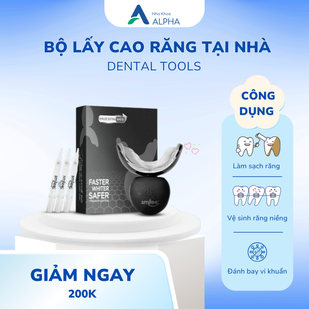 Bộ Kit Trắng Răng Smilee Extra