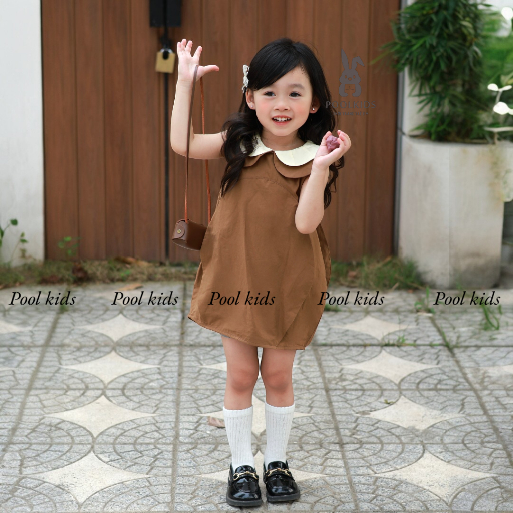 POOL KIDS_VÁY CHỊ ONG NÂU