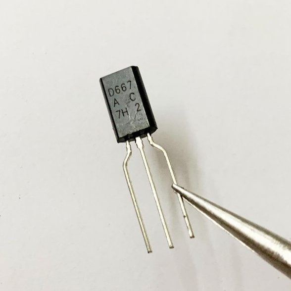 Transistor D667 TO-92L NPN 1A 80V (2SD667 667) (10pcs)