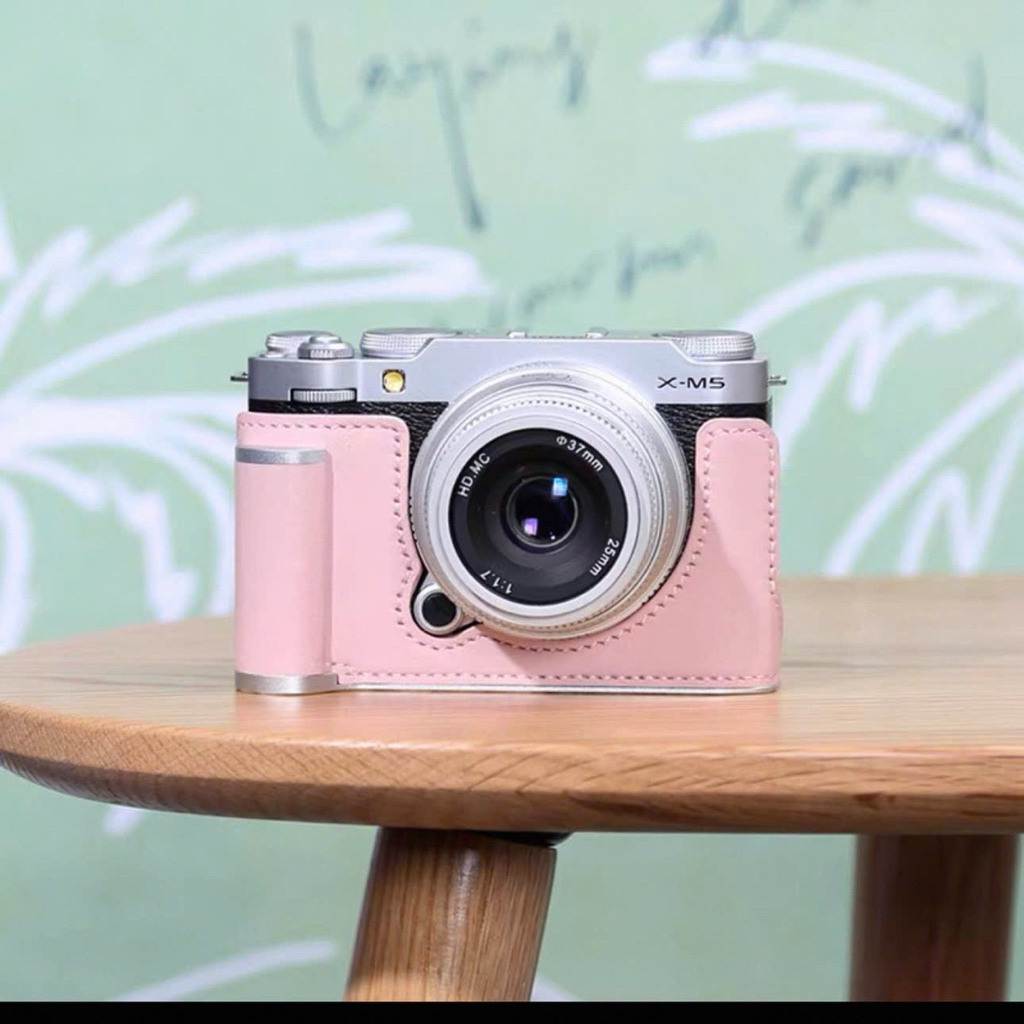 Bao Da - Case dòng máy fujifilm XM5 khong kem day da thật thương hiệu XPHOTO
