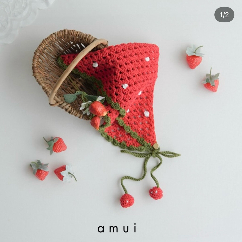 Khăn len handmade khăn banada tam giác mix đồ