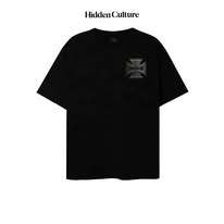 ÁO Thun Oversize Hidden Culture - IRON PULSE T-SHIRT - Black