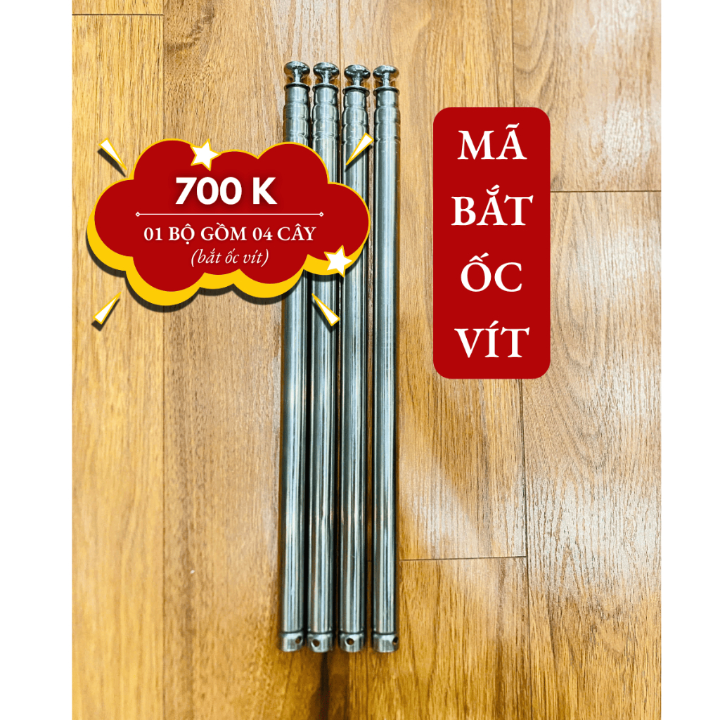 Mã Bắt Ốc Vít Khi Lắp Đặt, Cây treo Màn, Khung Treo Màn, Cọc màn Duy Tùng, Cọc Mùng mã DT03