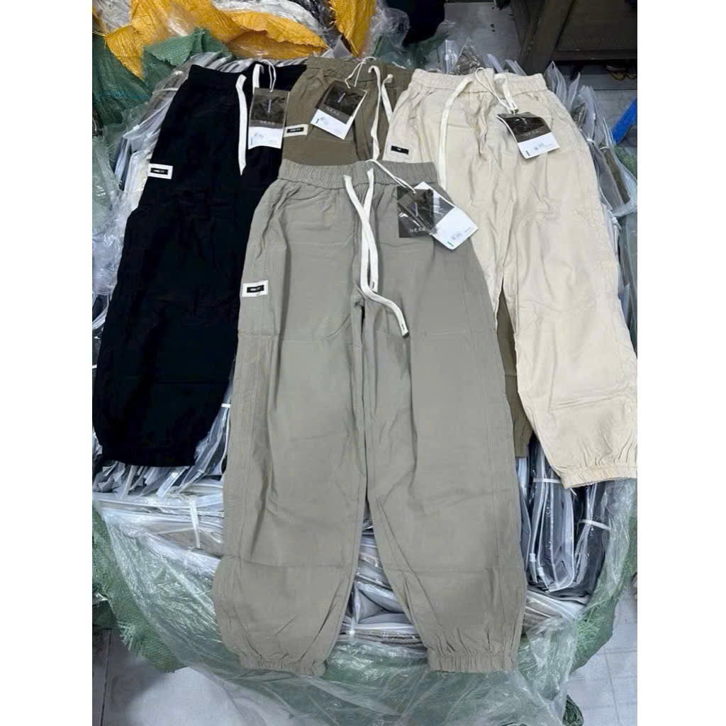 Quần lưng thun bo ống kaki mềm