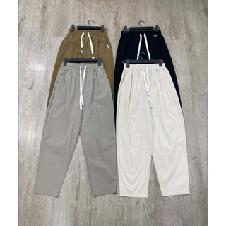 Quần lưng thun lỡ kaki mềm