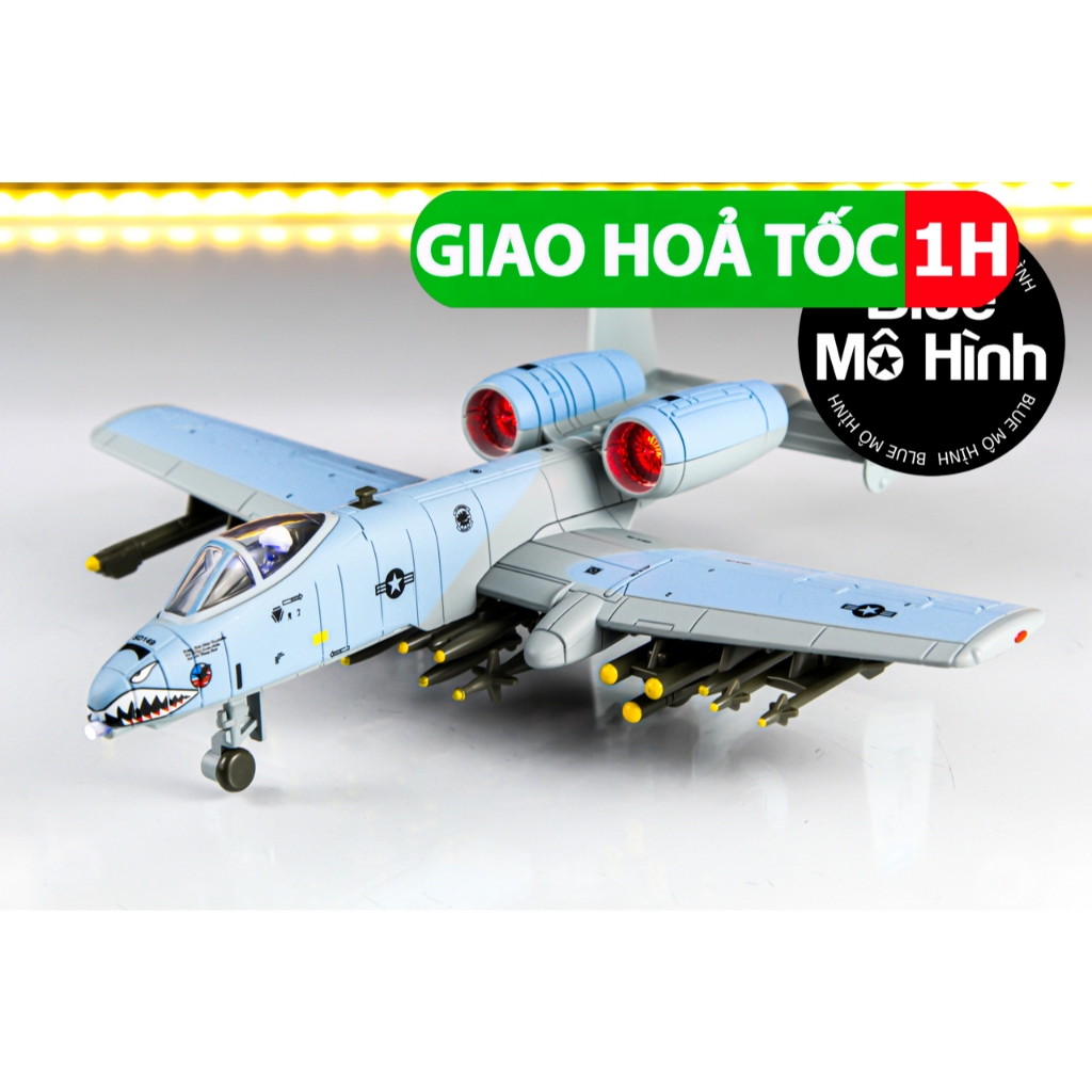 Máy bay mô hình cường kích Mỹ A10 Thunderbolt II 1:72 bằng kim loại